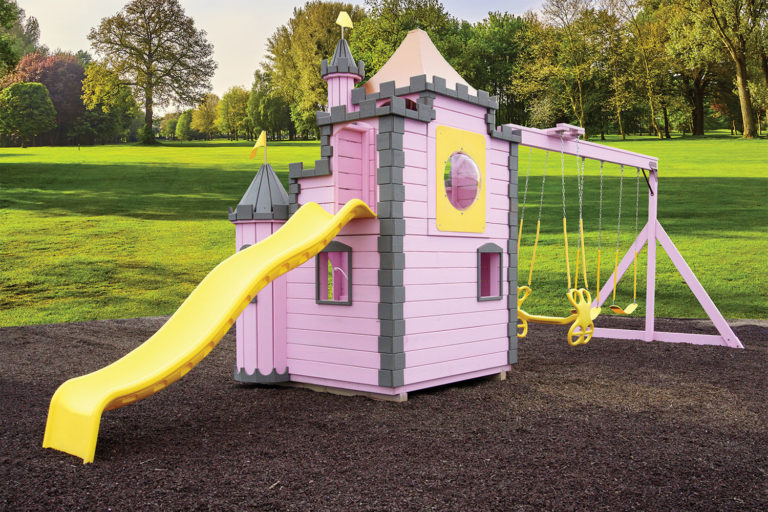 Wood Model 2100 Princess Palace Playset for Sale Amish Direct Playsets