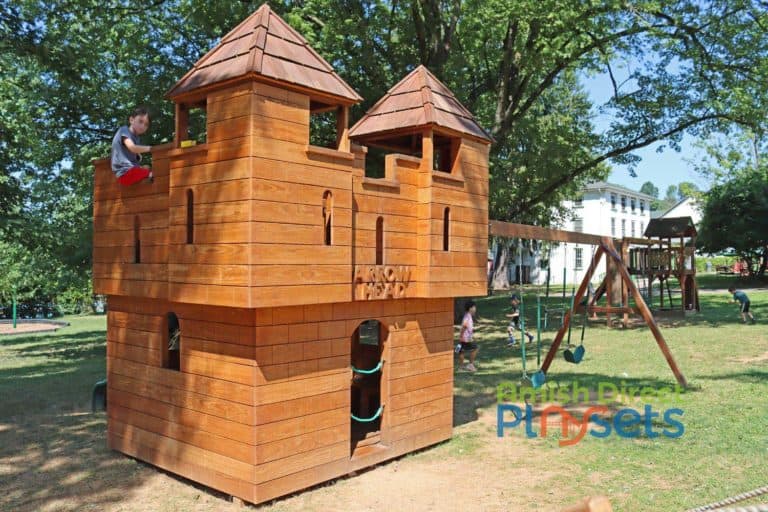 Medium Charlotte Castle Playset for Sale Amish Direct Playsets