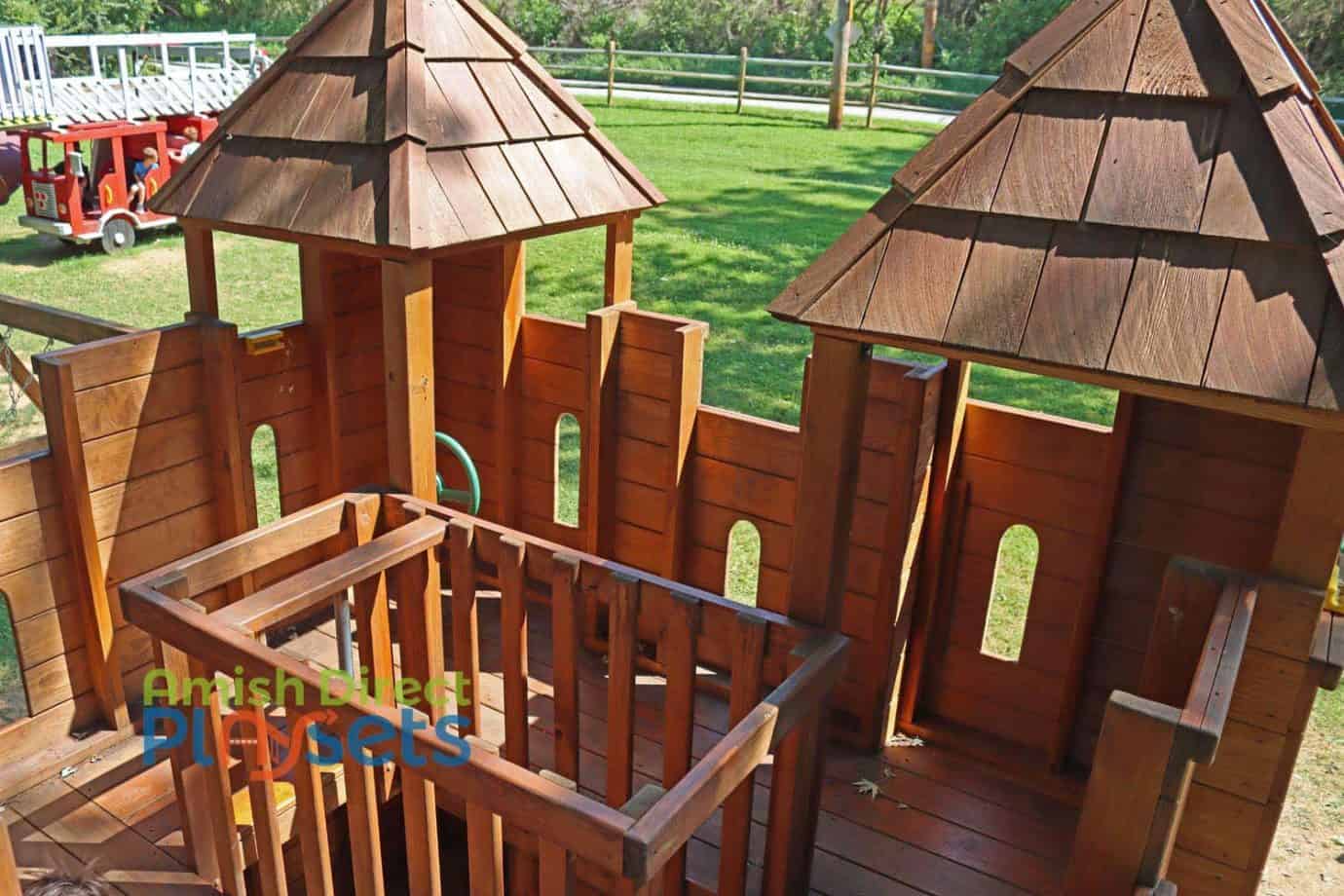 Medium Charlotte Castle Playset for Sale Amish Direct Playsets