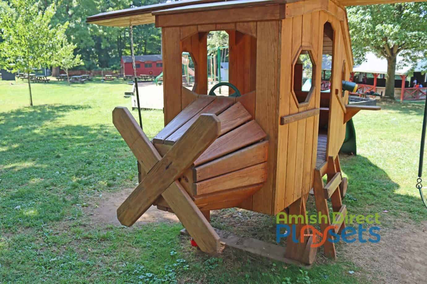 Wood Airplane Playset for Sale Amish Direct Playsets