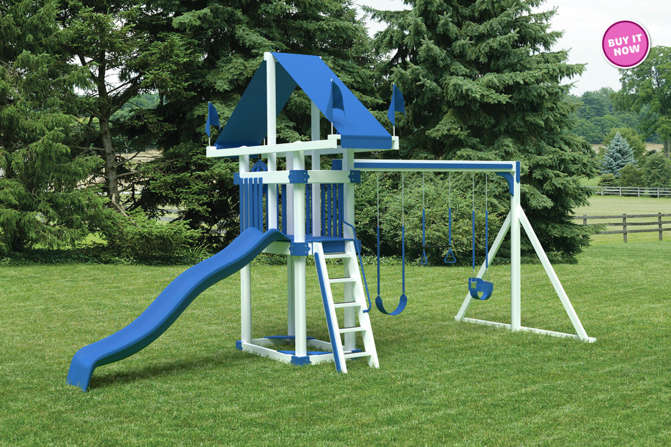 A3 Deluxe Vinyl Playset for Sale Amish Direct Playsets