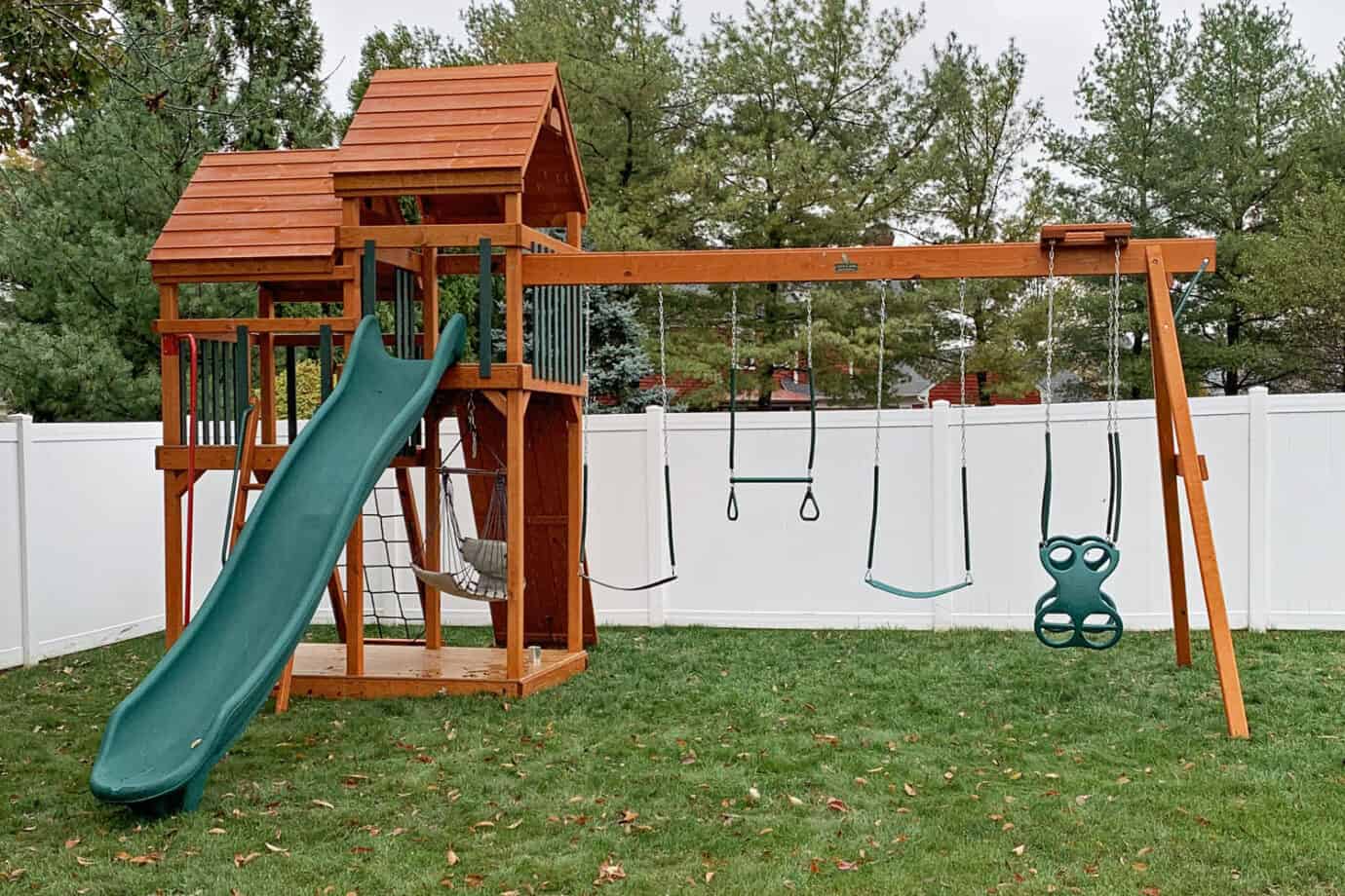 Castle Wood Playset for Sale Amish Direct Playsets