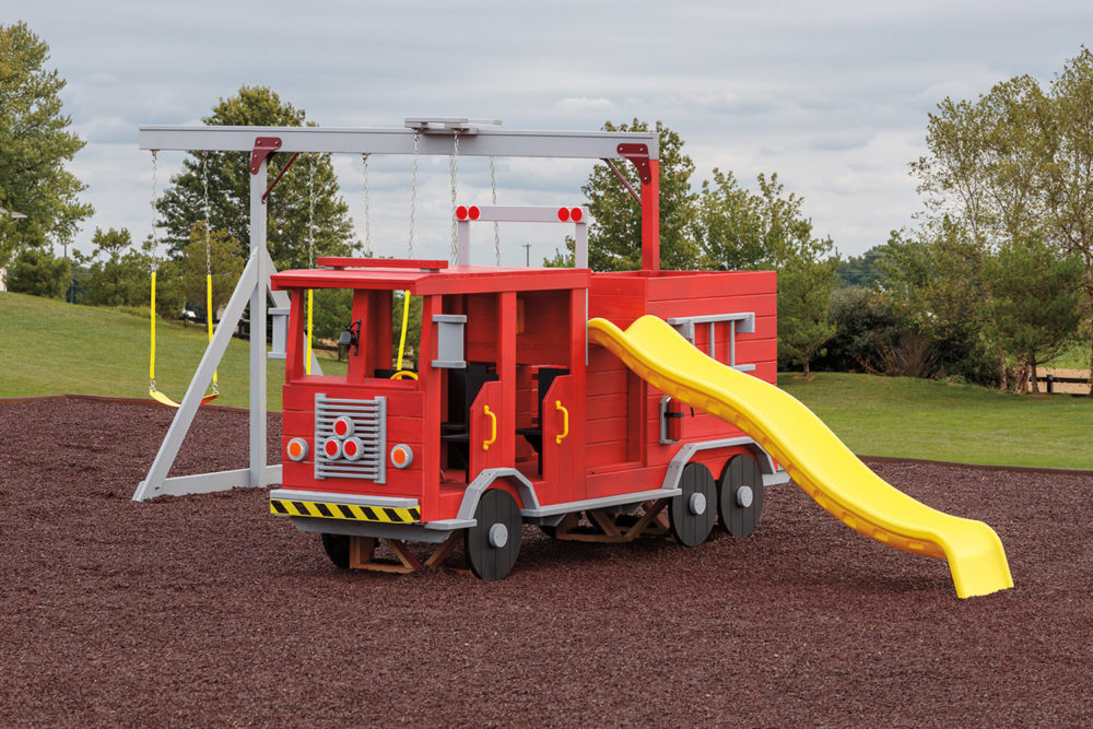 Fire Truck Playset Painted 1