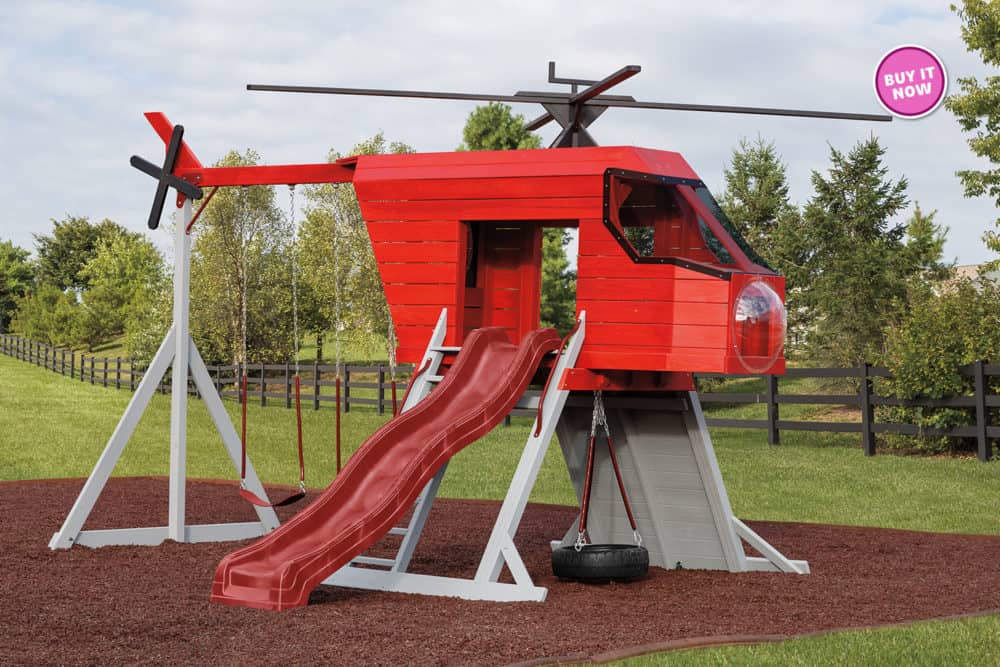 Helicopter Playset Painted