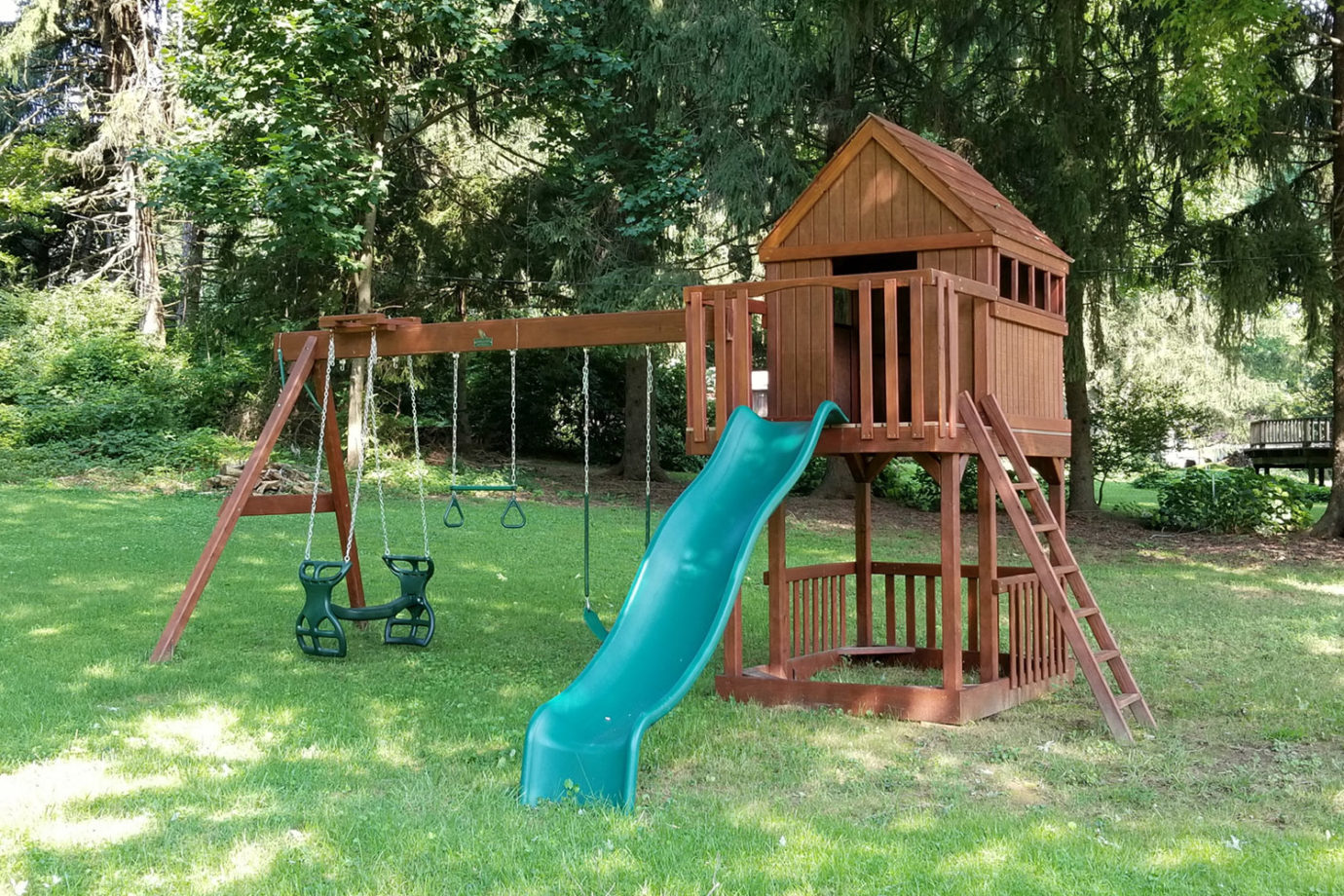 Jefferson Tree House Wood Playset for Sale Amish Direct Playsets
