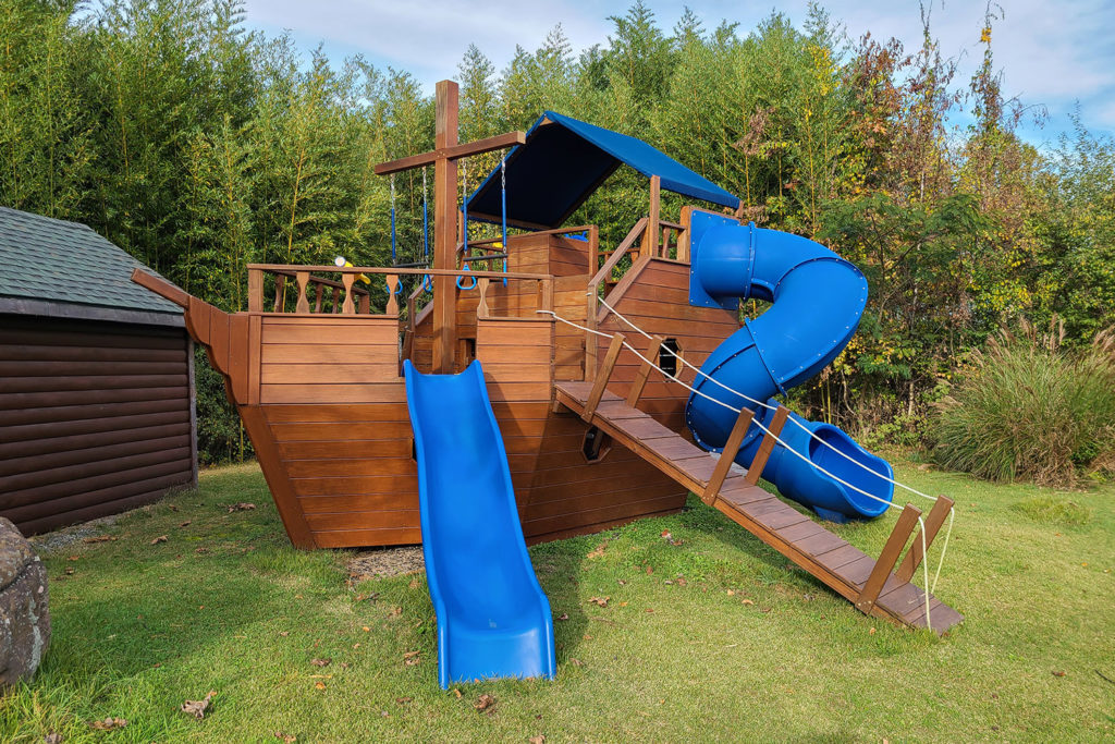 Medium Wood Boat Playset for Sale Amish Direct Playsets