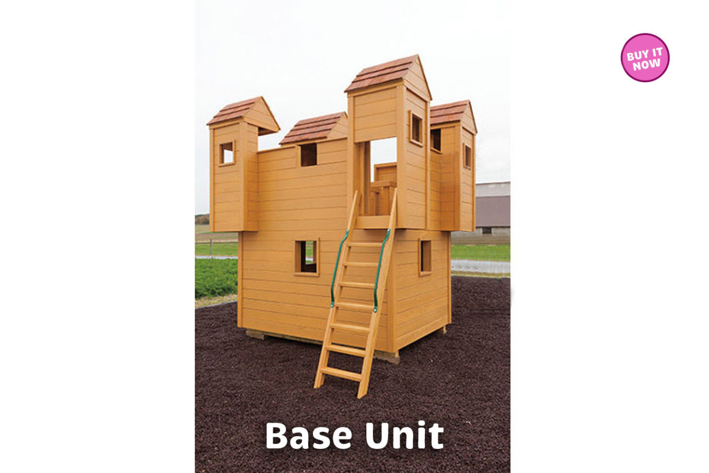 Wood Model 1400 Stockade Fort Playset for Sale Amish Direct Playsets