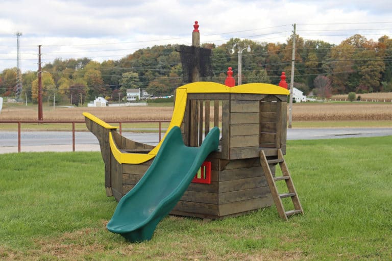 Model 3003 Mini Pirate Ship Playset for Sale Amish Direct Playsets