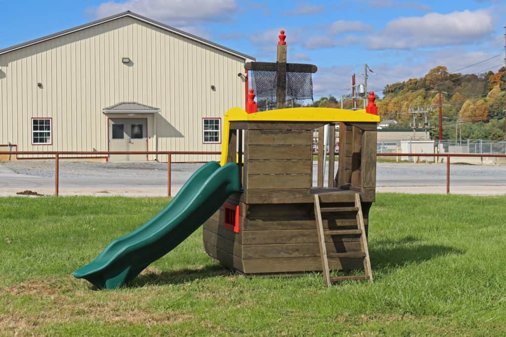 Model 3003 Mini Pirate Ship Playset for Sale Amish Direct Playsets