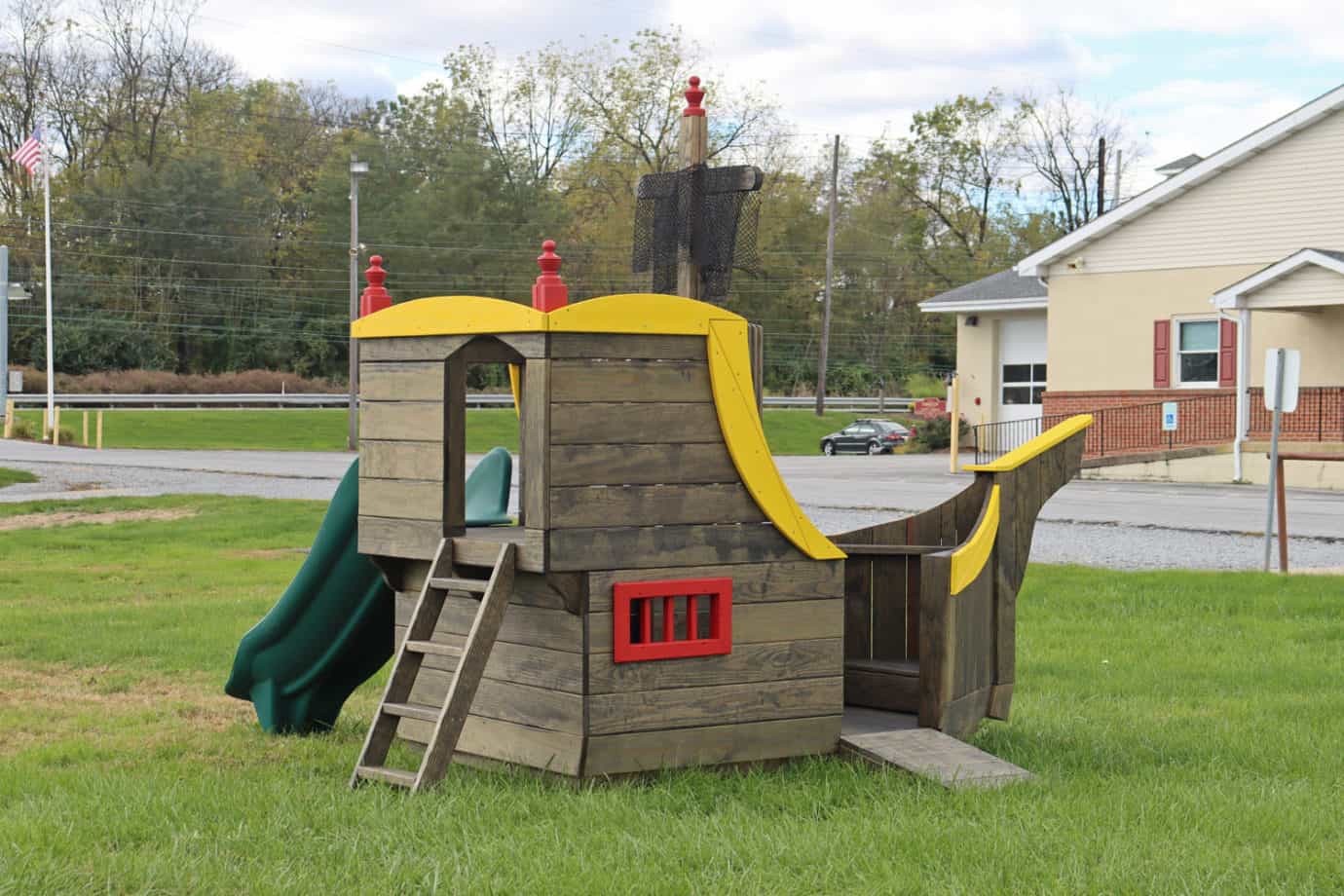 Model 3003 Mini Pirate Ship Playset for Sale Amish Direct Playsets