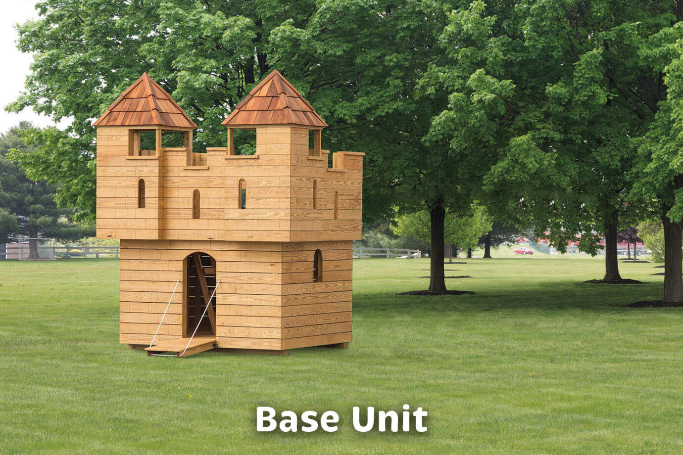 Medium Charlotte Castle Playset for Sale | Amish Direct Playsets