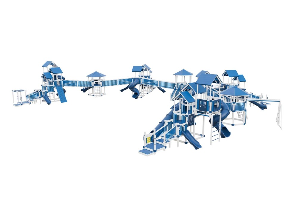 Mighty Adventure White & Blue Back Right