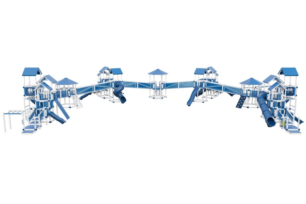 Mighty Adventure White & Blue Front