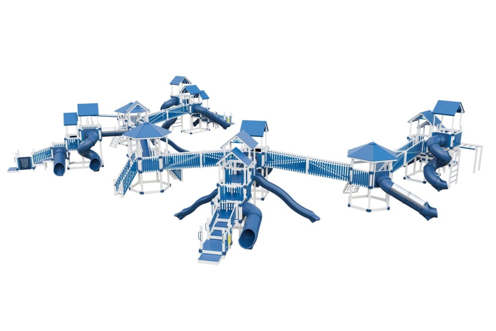 Mighty Adventure White & Blue Front Right
