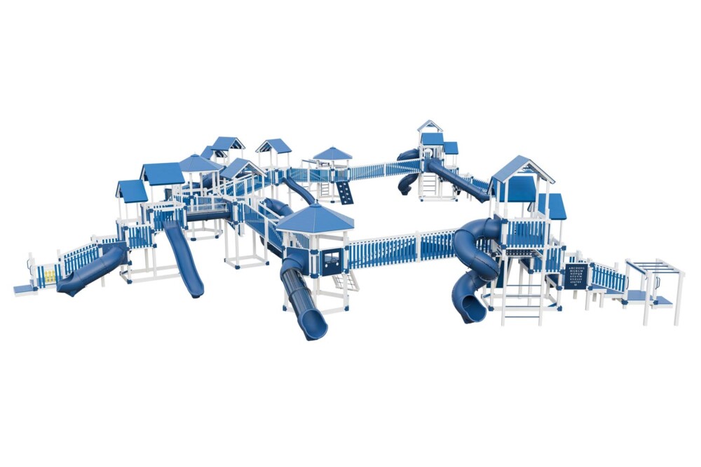 Mighty Adventure White & Blue Left