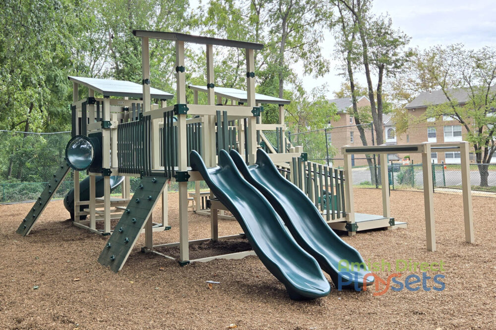 Monty's Mansion Commercial Playground for Sale | Amish Direct Playsets